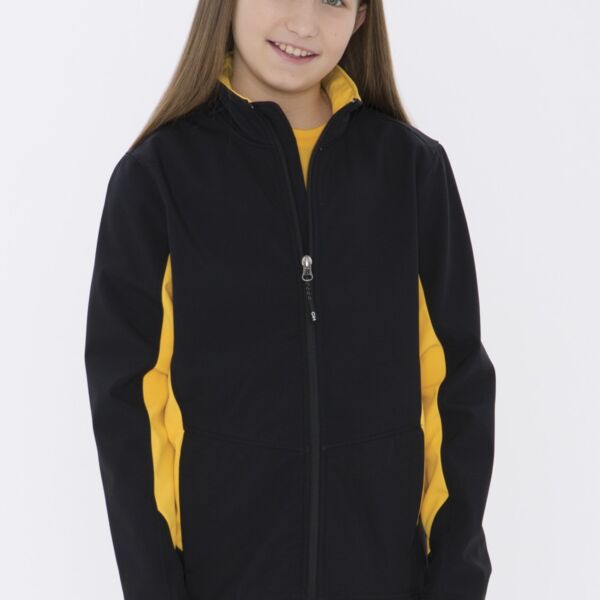 Everyday Colour Block Water Repellent Soft Shell Youth Jacket Thumbnail