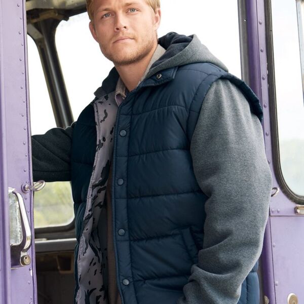 Nylon Vest with Fleece Sleeves Vignette